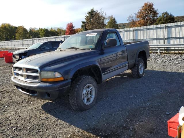 1B7GG26N6YS599527 - 2000 DODGE DAKOTA BLUE photo 1