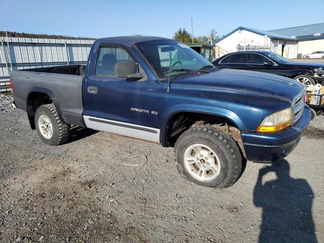 1B7GG26N6YS599527 - 2000 DODGE DAKOTA BLUE photo 4
