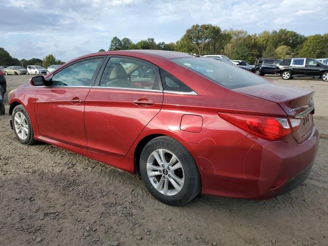 5NPEB4AC2EH846267 - 2014 HYUNDAI SONATA GLS BURGUNDY photo 2