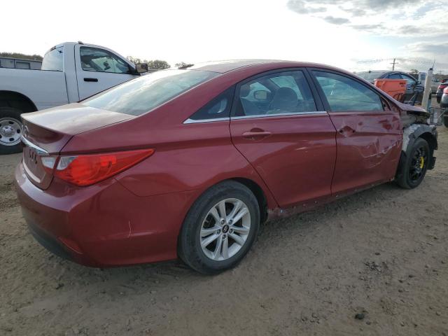 5NPEB4AC2EH846267 - 2014 HYUNDAI SONATA GLS BURGUNDY photo 3