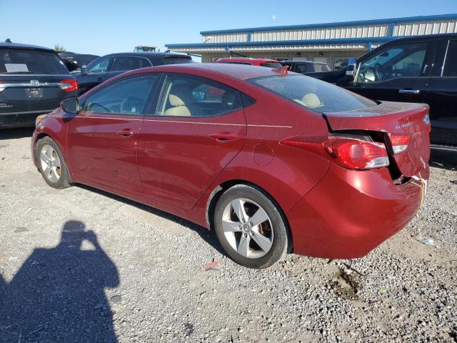 5NPDH4AE8DH420478 - 2013 HYUNDAI ELANTRA GLS RED photo 2