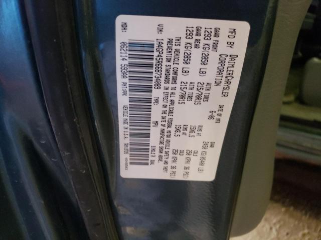 1A4GP45R66B734089 - 2006 CHRYSLER TOWN & COU ლურჯი ფოტო 13