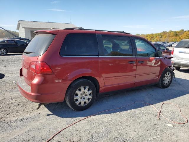 2V8HW44159R603383 - 2009 VOLKSWAGEN ROUTAN S RED photo 3