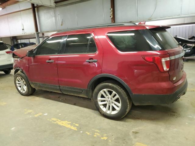 1FM5K8BH4HGD37920 - 2017 FORD EXPLORER RED photo 2