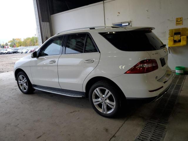 4JGDA5HB9FA608194 - 2015 MERCEDES-BENZ ML 350 4MATIC WHITE photo 2
