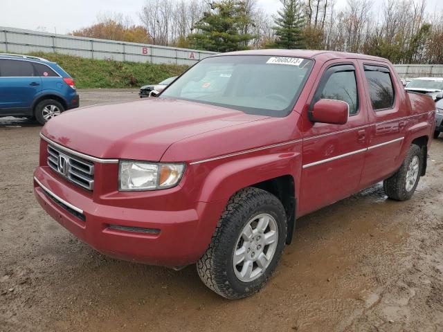 2HJYK16566H523187 - 2006 HONDA RIDGELINE RTL RED photo 1