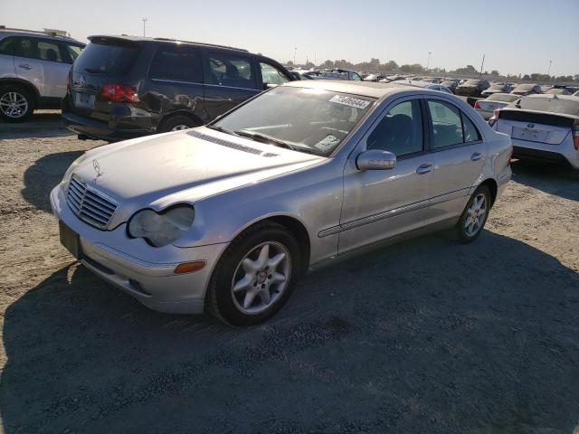 WDBRF61J54A543701 - 2004 MERCEDES-BENZ C 240 SILVER photo 1