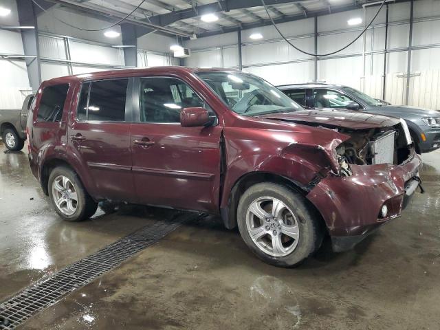 5FNYF4H51EB022543 - 2014 HONDA PILOT EXL BURGUNDY photo 4