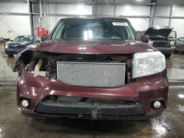 5FNYF4H51EB022543 - 2014 HONDA PILOT EXL BURGUNDY photo 5