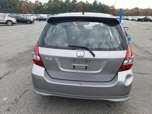 JHMGD38667S017637 - 2007 HONDA FIT S GRAY photo 6