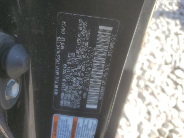 JF1ZNAA10F8705032 - 2015 TOYOTA SCION FR-S 黑色 照片 12