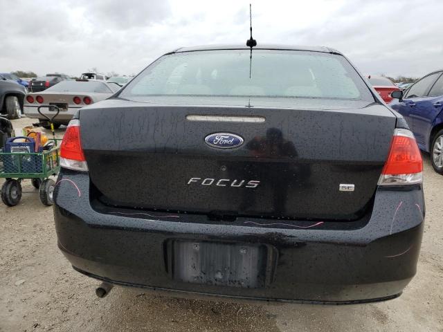 1FAHP35N19W244809 - 2009 FORD FOCUS SE BLACK photo 6