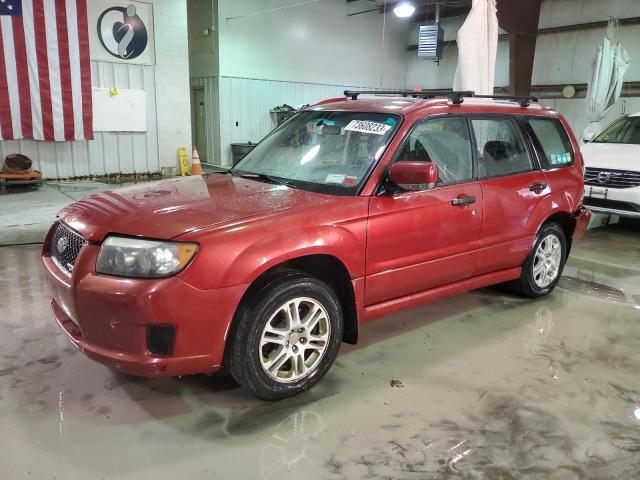 JF1SG66668H728783 - 2008 SUBARU FORESTER SPORTS 2.5X RED photo 1