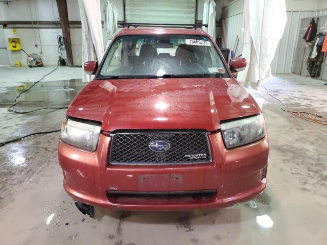 JF1SG66668H728783 - 2008 SUBARU FORESTER SPORTS 2.5X RED photo 5