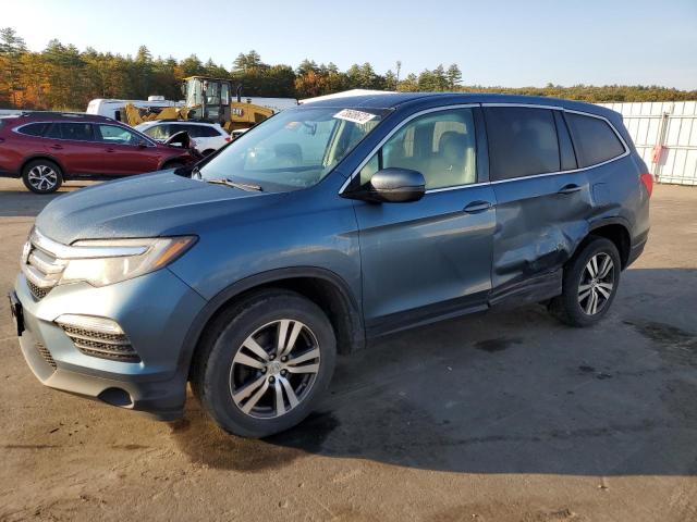 5FNYF6H38GB062759 - 2016 HONDA PILOT EX BLUE photo 1