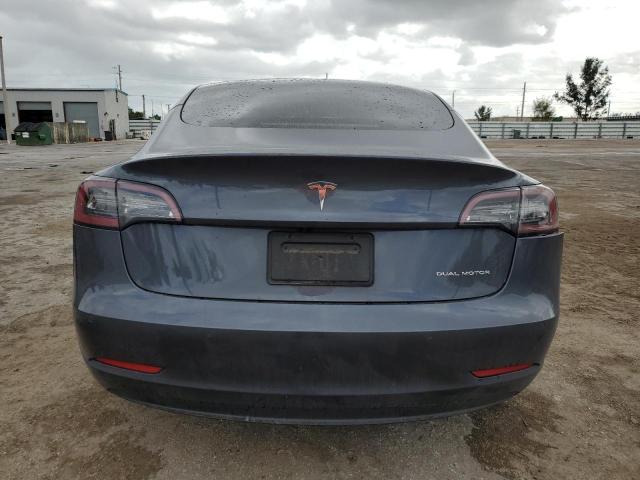 5YJ3E1EB5NF247960 - 2022 TESLA MODEL 3 GRAY photo 6