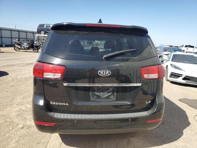 KNDMB5C14H6313719 - 2017 KIA SEDONA LX CHARCOAL photo 6