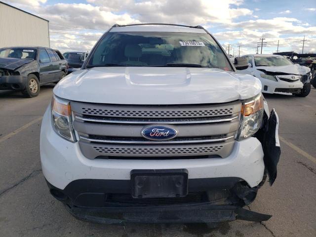 1FM5K8B80EGC47806 - 2014 FORD EXPLORER WHITE photo 5