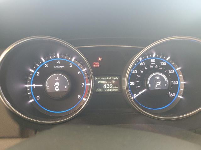 5NPEC4AC9DH710214 - 2013 HYUNDAI SONATA SE GRAY photo 9