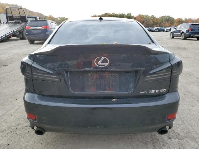 JTHCF5C26B5051609 - 2011 LEXUS IS 250 BLACK photo 6