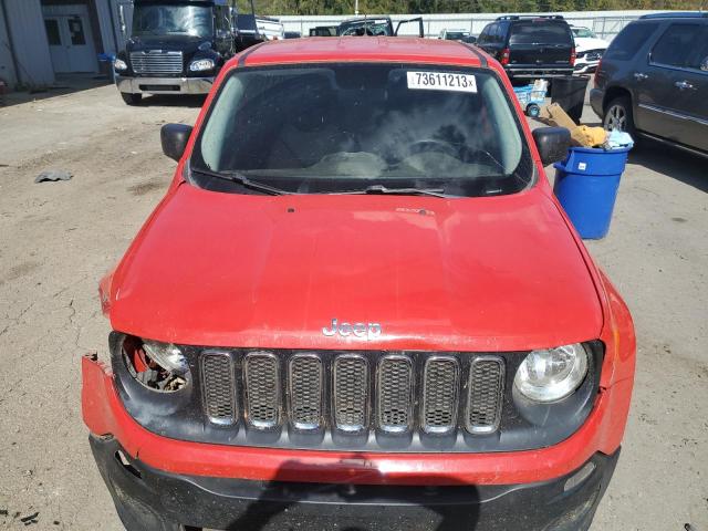 ZACCJAAB6HPF81378 - 2017 JEEP RENEGADE SPORT RED photo 5