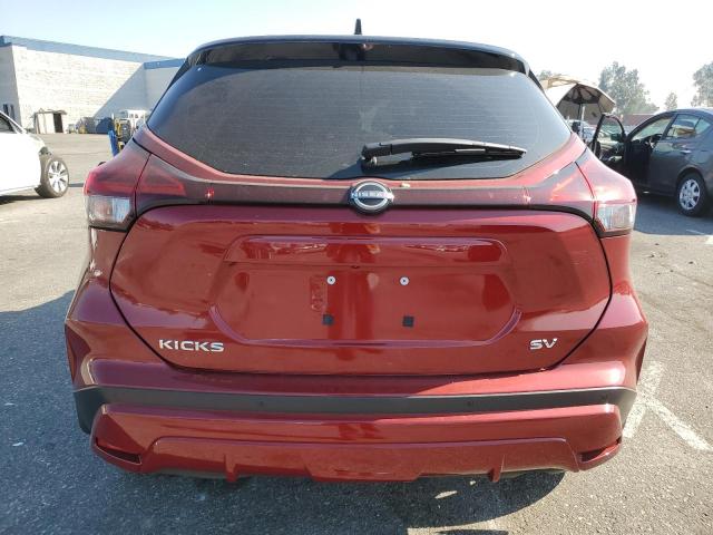 3N1CP5CV3RL548946 - 2024 NISSAN KICKS SV RED photo 6