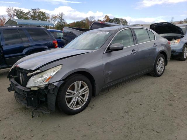 JN1CV6AR3AM460913 - 2010 INFINITI G37 SILVER photo 1