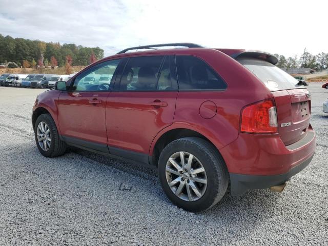 2FMDK3JC3EBA98500 - 2014 FORD EDGE SEL MAROON photo 2