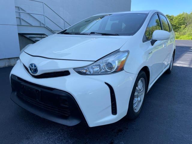 JTDZN3EU0GJ047734 - 2016 TOYOTA PRIUS V WHITE photo 2