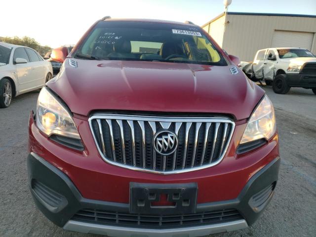 KL4CJESB6GB654032 - 2016 BUICK ENCORE RED photo 5