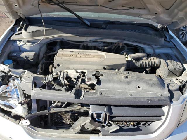 2HKYF18644H588283 - 2004 HONDA PILOT EXL SILVER photo 11