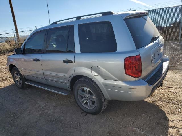 2HKYF18644H588283 - 2004 HONDA PILOT EXL SILVER photo 2