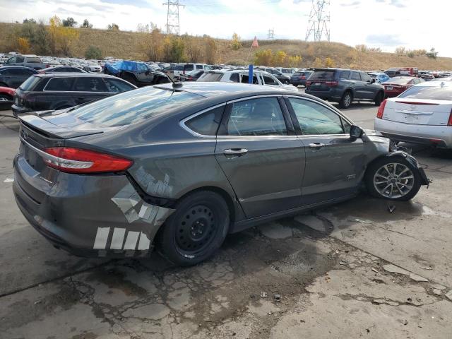 3FA6P0SU8HR246690 - 2017 FORD FUSION TITANIUM PHEV GRAY photo 3