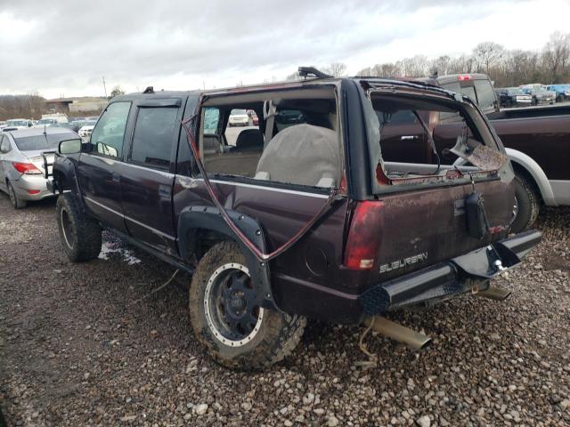 1GKFK16R8VJ757850 - 1997 GMC SUBURBAN K1500 BURGUNDY photo 2