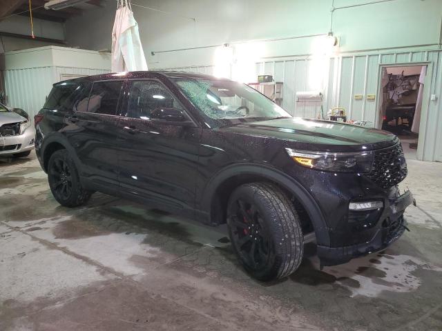 1FM5K8GC0NGA81607 - 2022 FORD EXPLORER ST BLACK photo 4