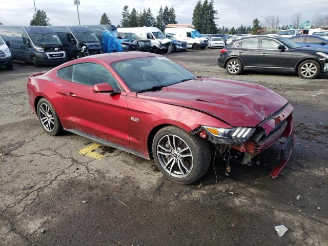 1FA6P8CF0H5292306 - 2017 FORD MUSTANG GT RED photo 4