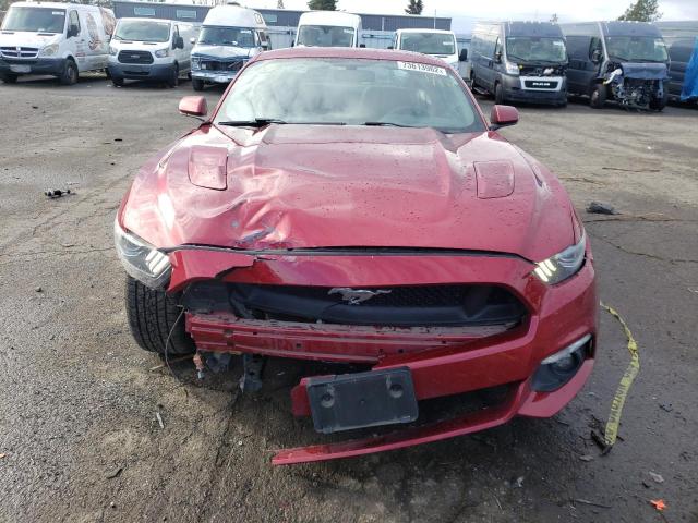 1FA6P8CF0H5292306 - 2017 FORD MUSTANG GT RED photo 5