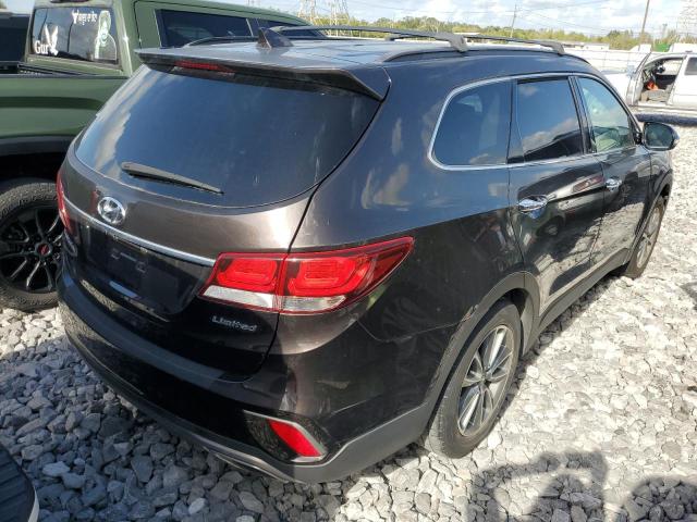 KM8SN4HF6HU243676 - 2017 HYUNDAI SANTA FE SE BROWN photo 3