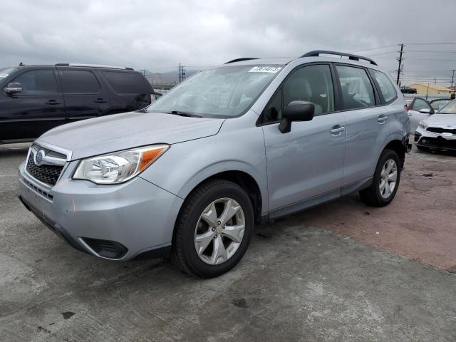 JF2SJABC7FH840212 - 2015 SUBARU FORESTER 2.5I SILVER photo 1