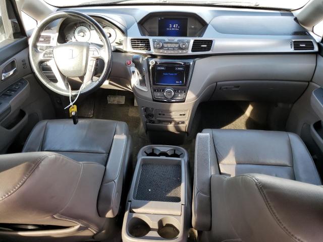 5FNRL5H92EB114993 - 2014 HONDA ODYSSEY TOURING WHITE photo 8