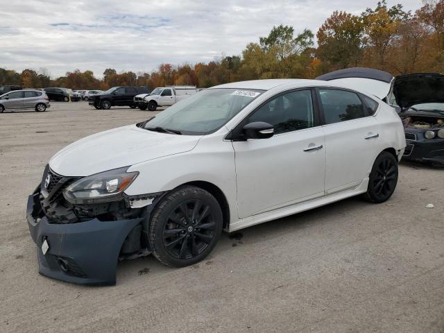 3N1AB7AP5JY232753 - 2018 NISSAN SENTRA S WHITE photo 1