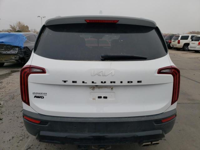 5XYP5DHCXNG277231 - 2022 KIA TELLURIDE SX WHITE photo 6