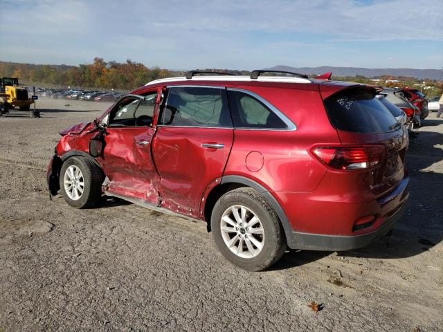 5XYPGDA35KG471164 - 2019 KIA SORENTO L RED photo 2