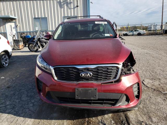 5XYPGDA35KG471164 - 2019 KIA SORENTO L RED photo 5