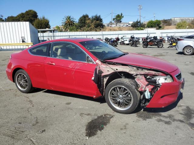 1HGCS12838A011906 - 2008 HONDA ACCORD EXL RED photo 4