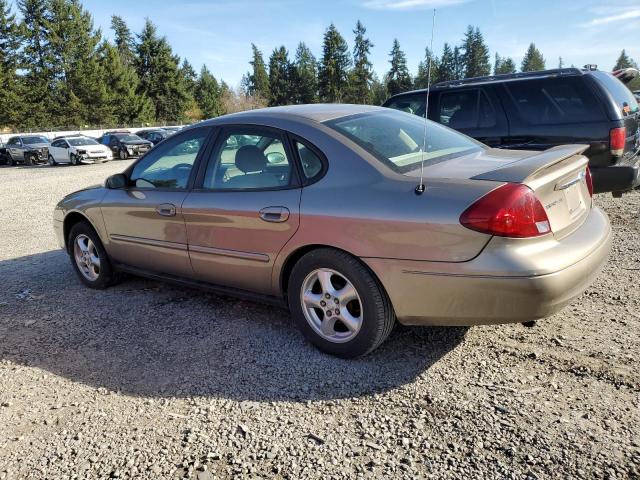 1FAFP53U92G182234 - 2002 FORD TAURUS SE BEIGE photo 2