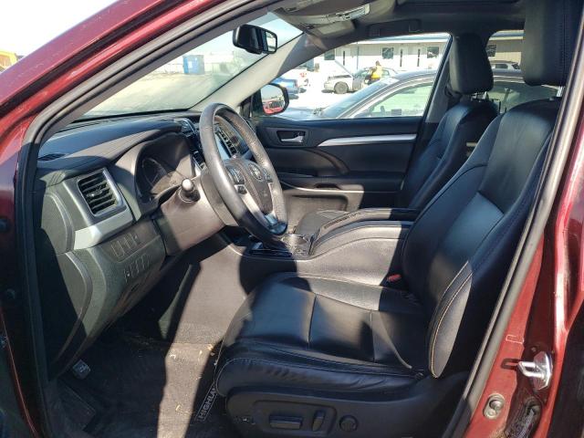 5TDJKRFH7GS251847 - 2016 TOYOTA HIGHLANDER XLE შავი ფოტო 7