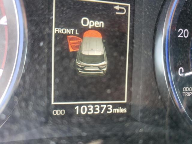 5TDJKRFH7GS251847 - 2016 TOYOTA HIGHLANDER XLE შავი ფოტო 9