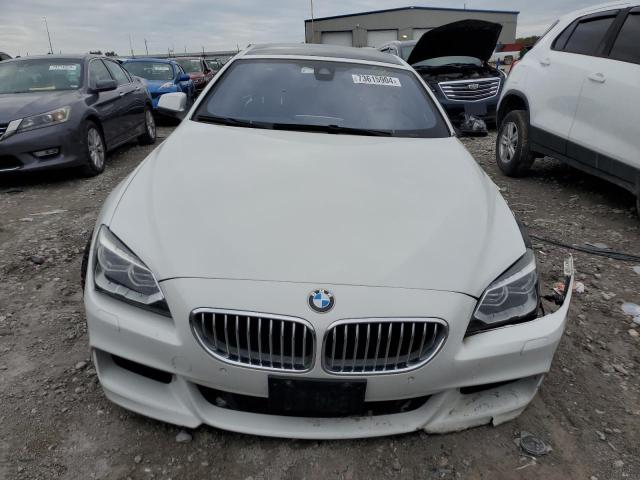 WBA6B4C55FD760832 - 2015 BMW 650 XI GRAN COUPE WHITE photo 5