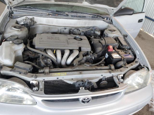 1NXBR12E3YZ309510 - 2000 TOYOTA COROLLA VE SILVER photo 11